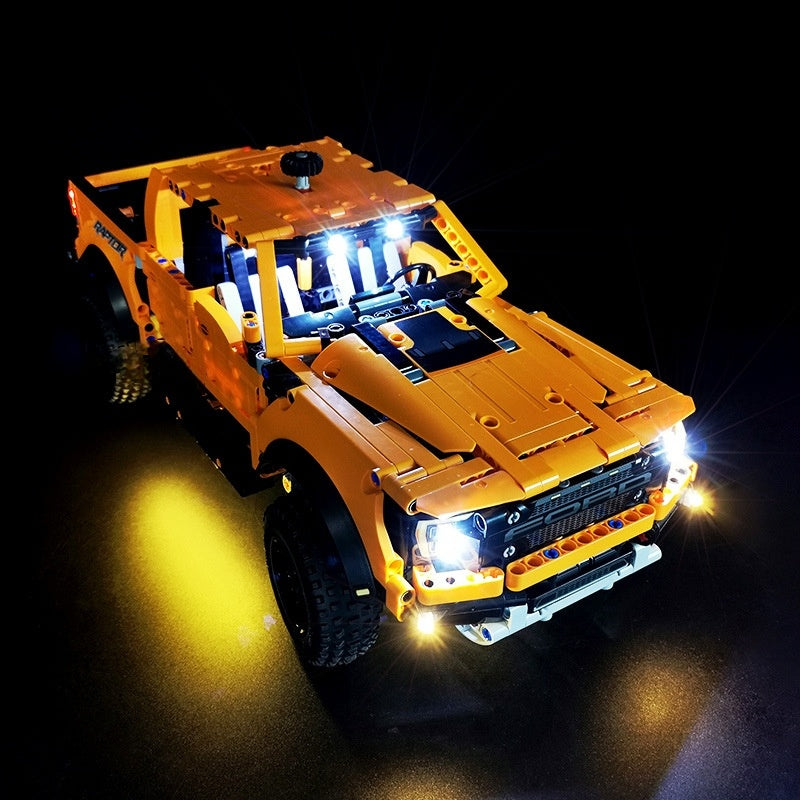 Pick a Brick Light Kit For legoing Ford F-150 Raptor #42126