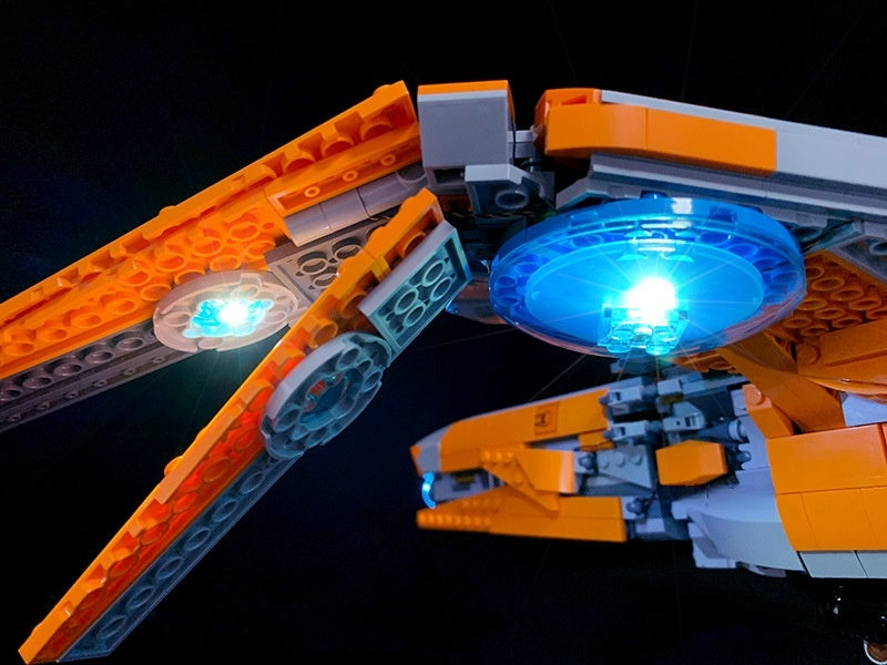 Light kit for Guardians of the Galaxy Spaceship-76193
