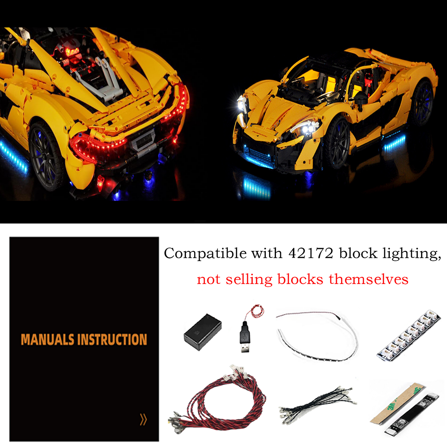 Kit d'éclairage pour McLaren P1™ 42172