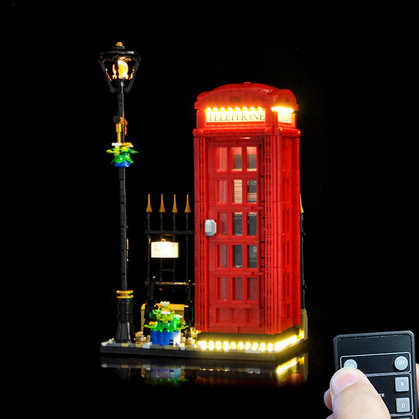 BrixSpark Light Kit for Ideas Red London Telephone Box 21347