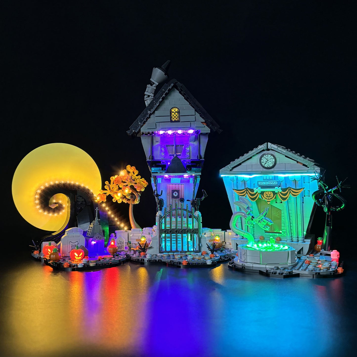 Brixspark Light Kit For Disney Tim Burton's The Nightmare Before Christmas #21351