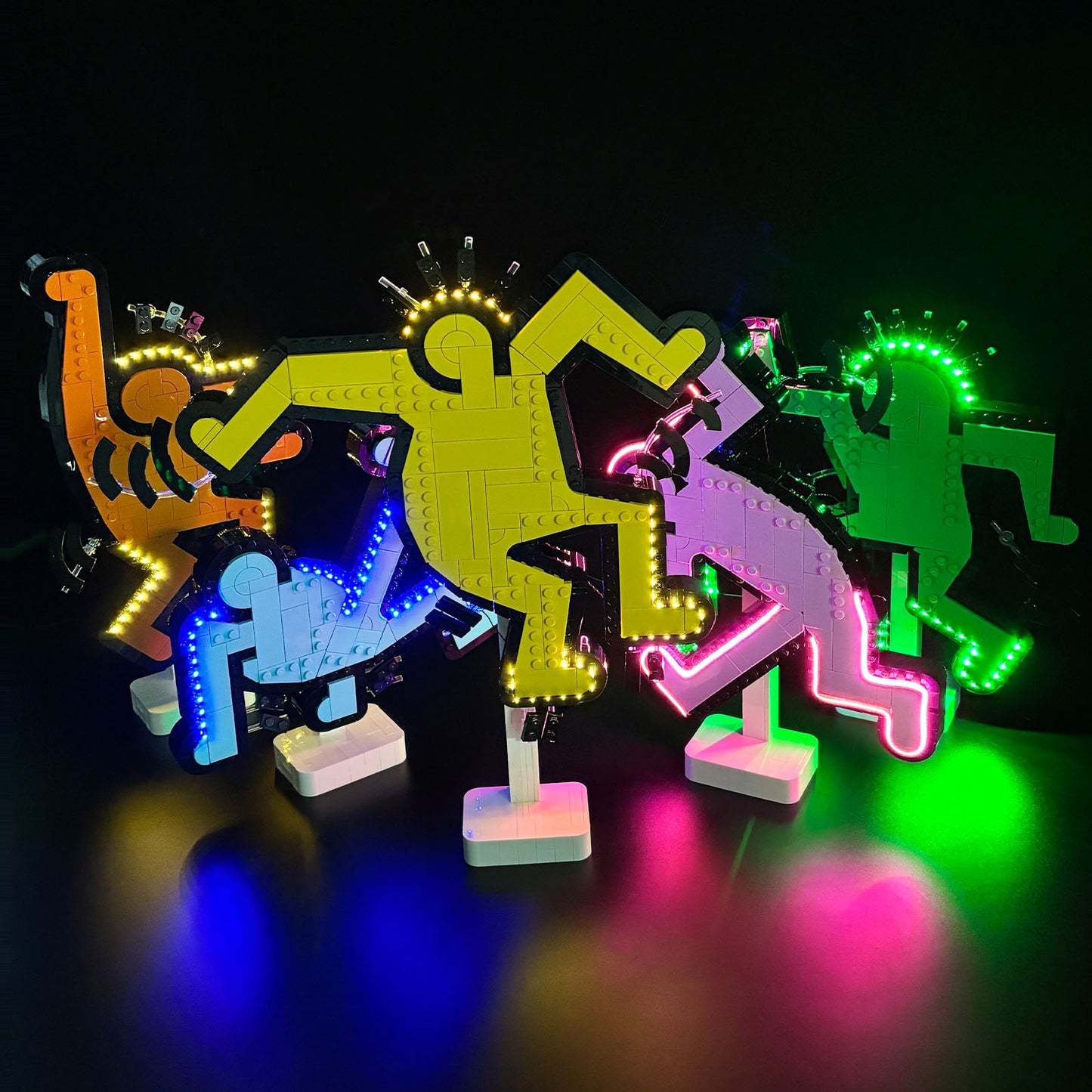 Brixspark Lichtset für Keith Haring – Tanzende Figuren #31216