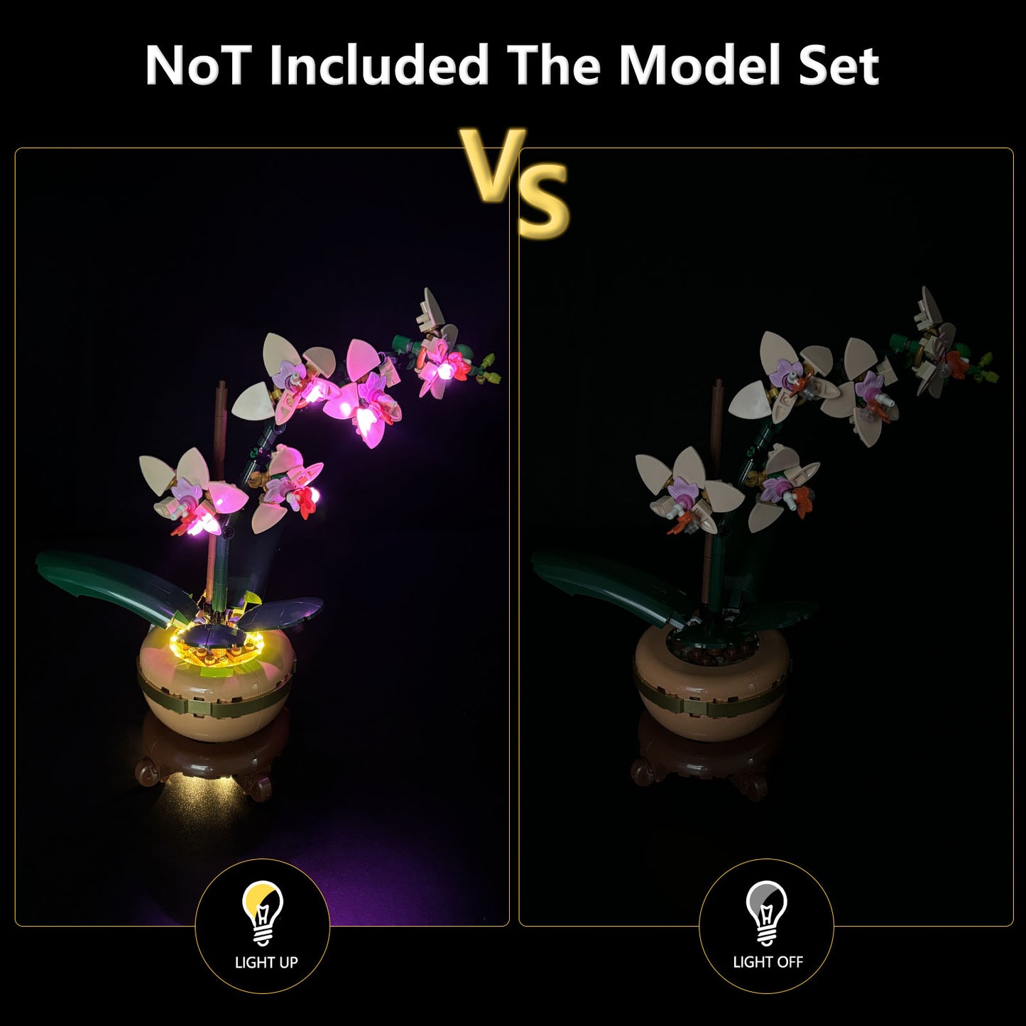 Brixspark Light Kit For Mini Orchid #10343