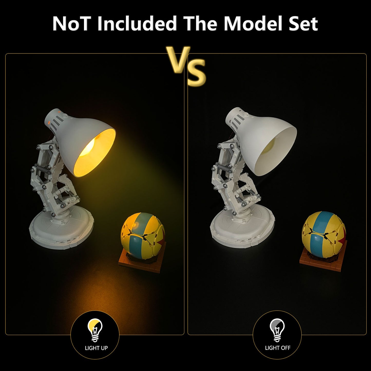 Brixspark Light Kit For Disney Pixar Luxo Jr. #21357