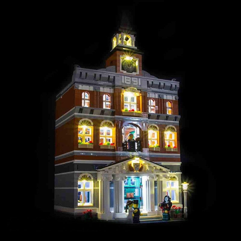 Light kit for Building Block Town Hall -10224