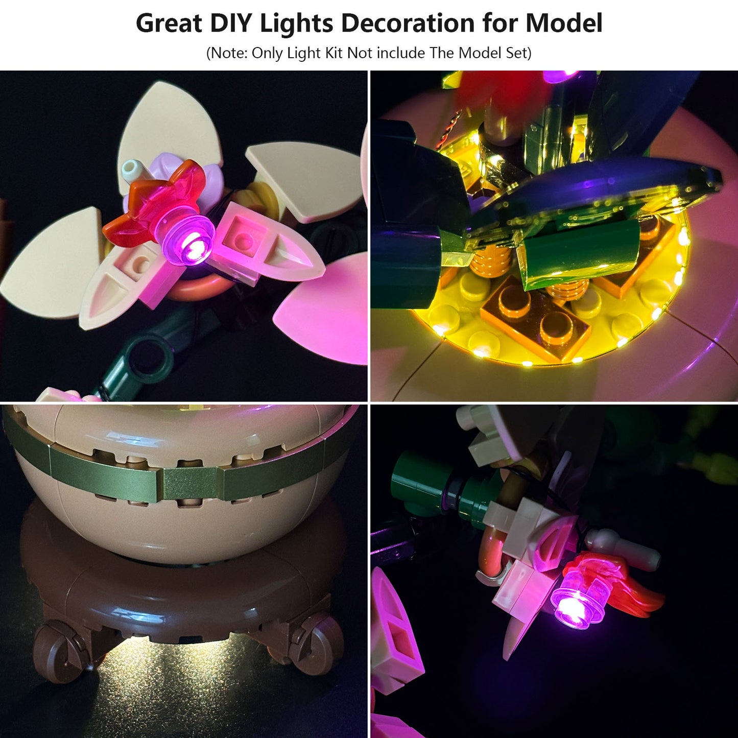 Brixspark Light Kit For Mini Orchid #10343