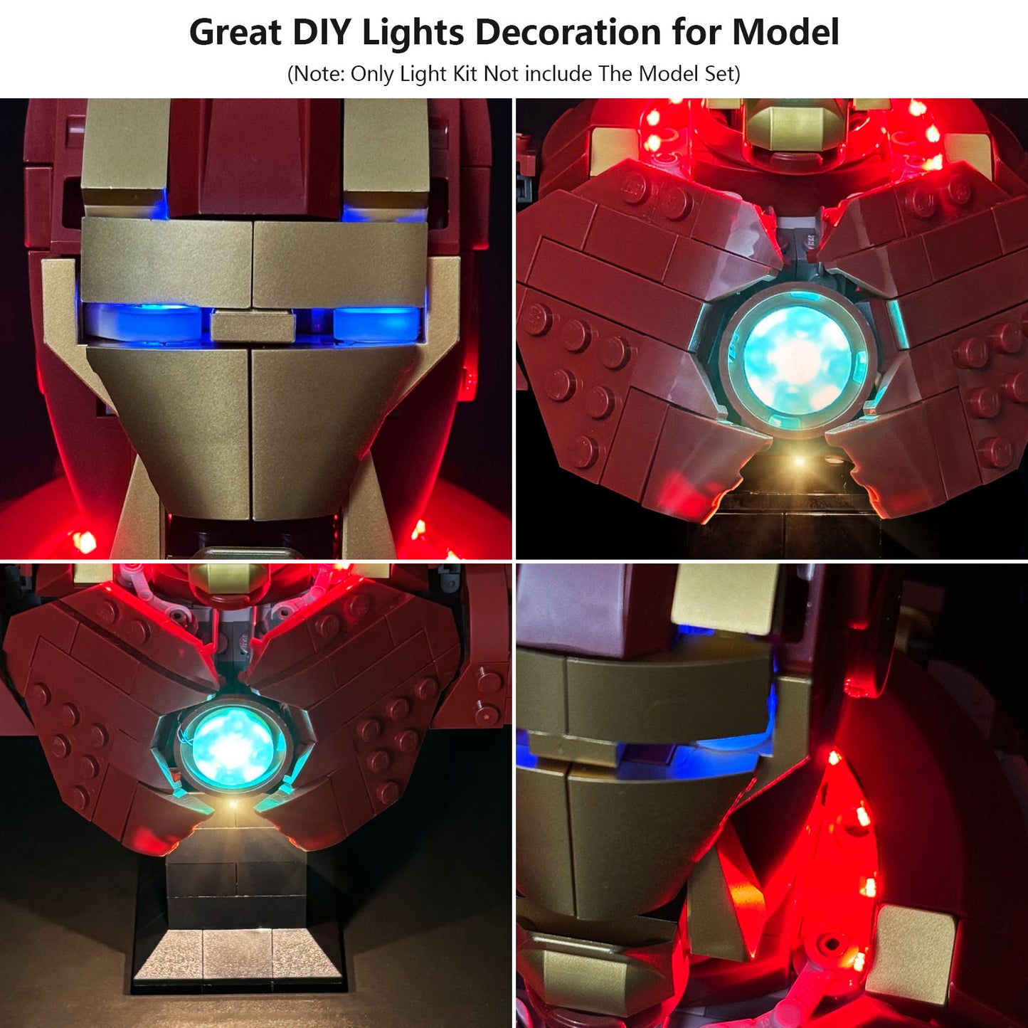 Brixspark Light Kit For Iron Man MK4 Bust #76327