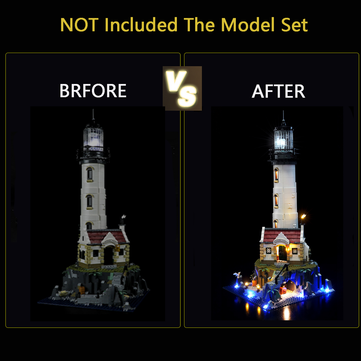 Light Kit For Motorized Lighthouse 21335