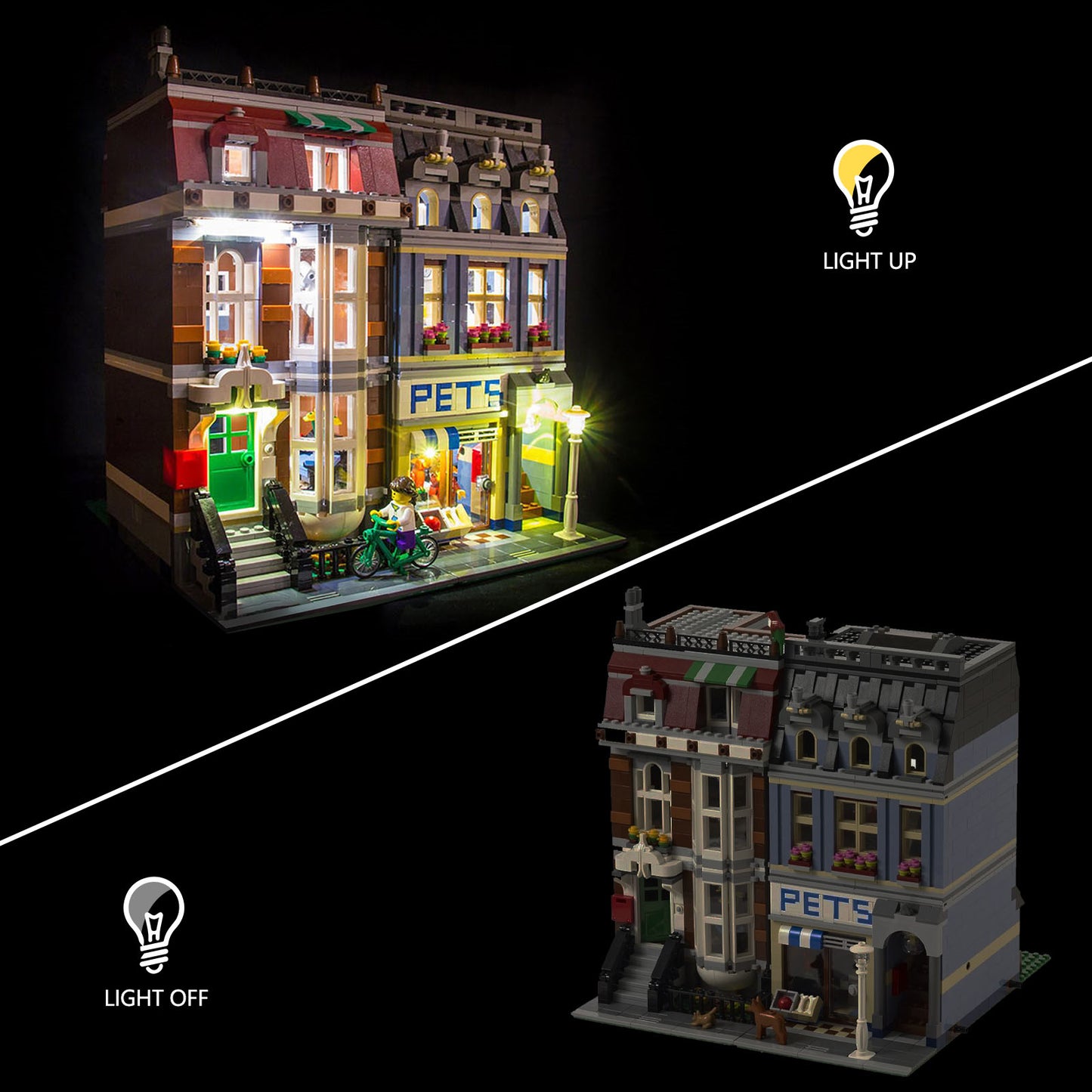 LED Light kit for 10218 Pet Shop