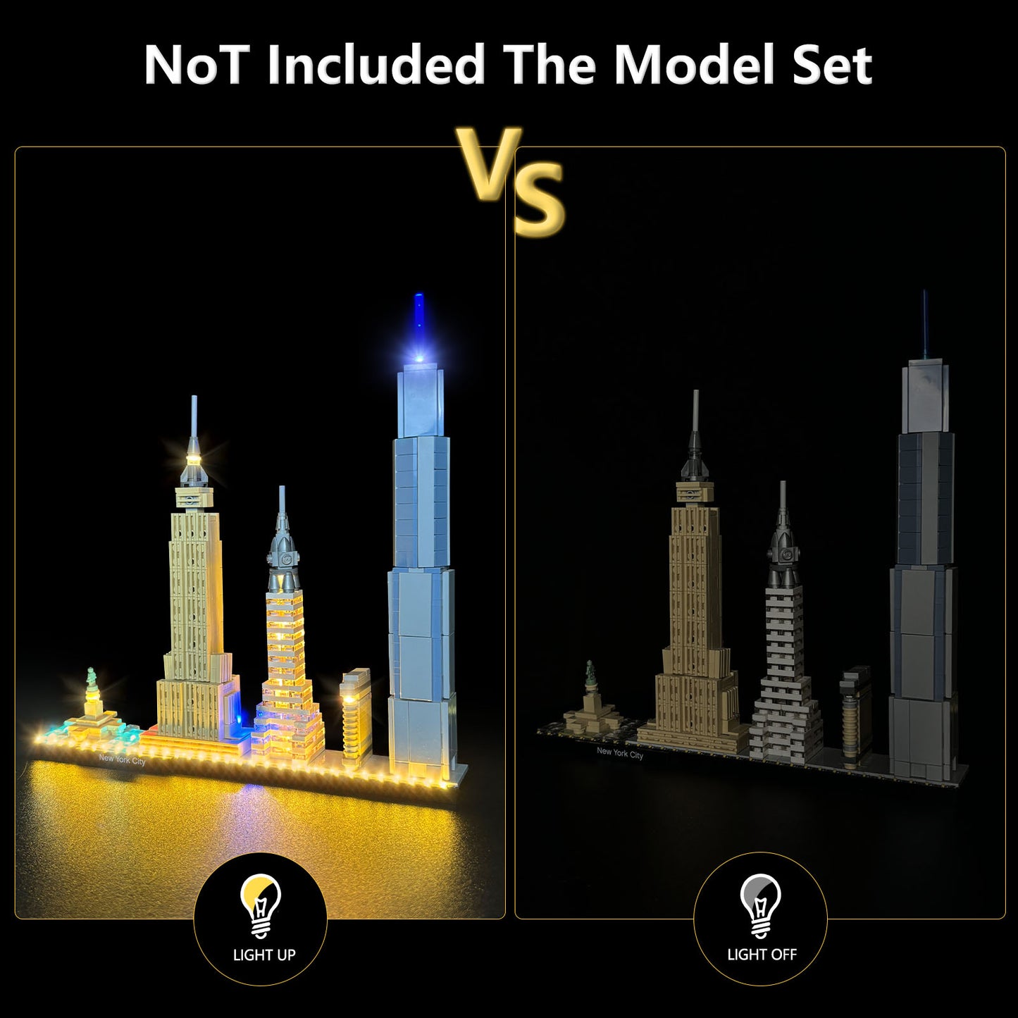 Brixspark Light Kit For New York City #21028