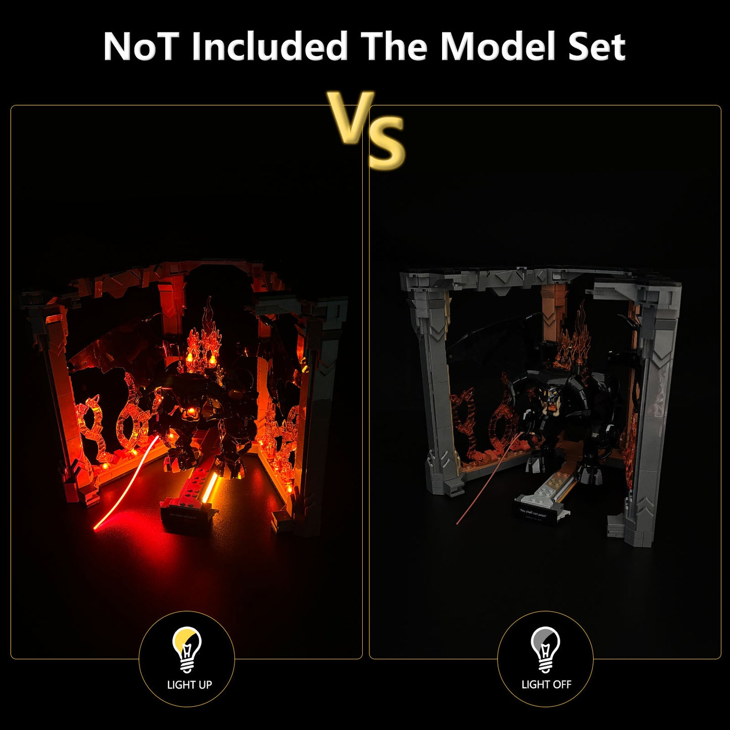 LED Light Kit The Lord of the Rings: Balrog #10367