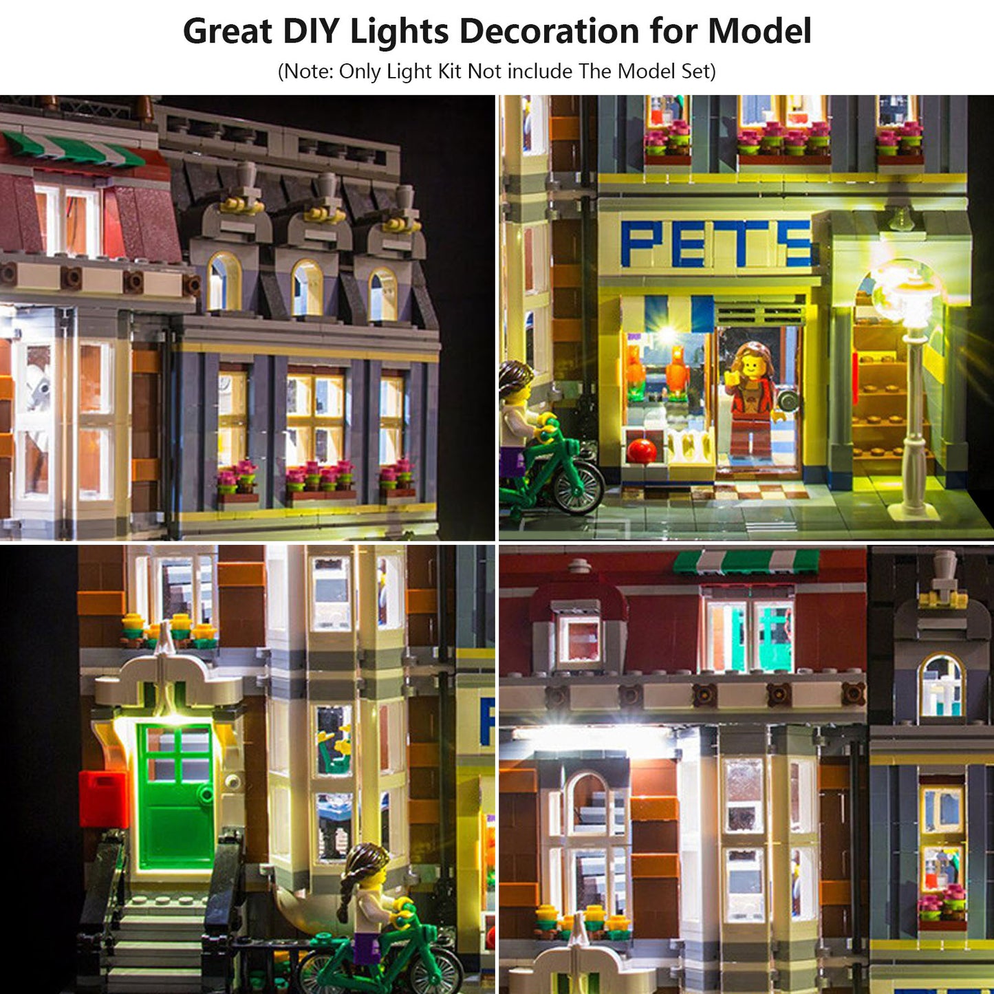 LED Light kit for 10218 Pet Shop