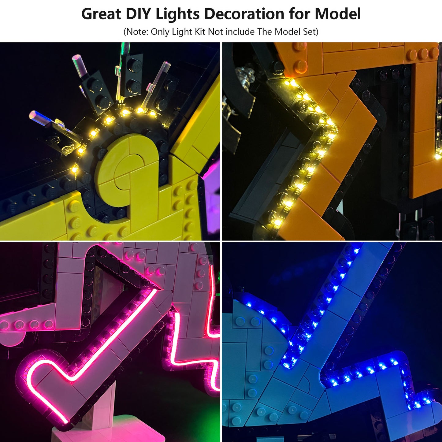 Brixspark Lichtset für Keith Haring – Tanzende Figuren #31216