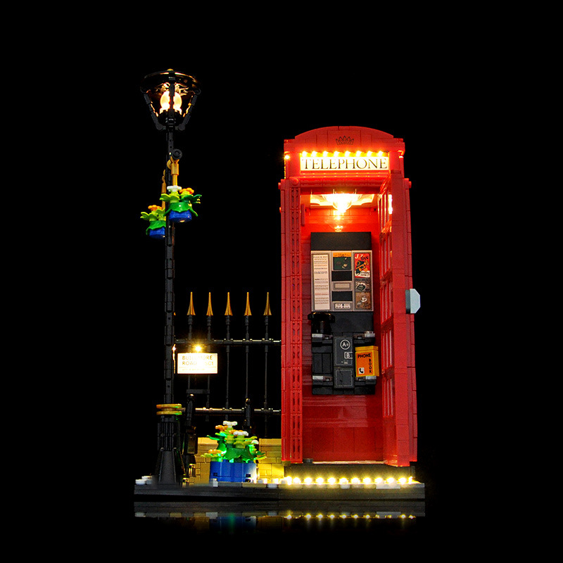 Beleuchtungssatz für rote Londoner Telefonzelle 21347
