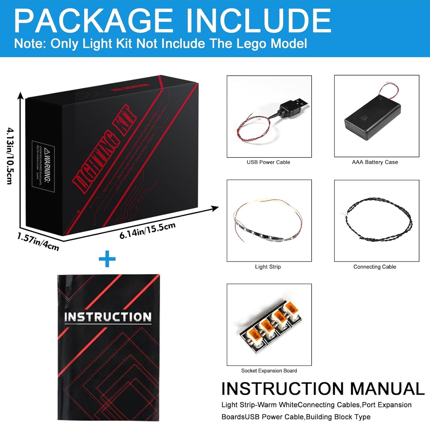 Brixspark Light Kit For Planet Earth and Moon in Orbit #42179