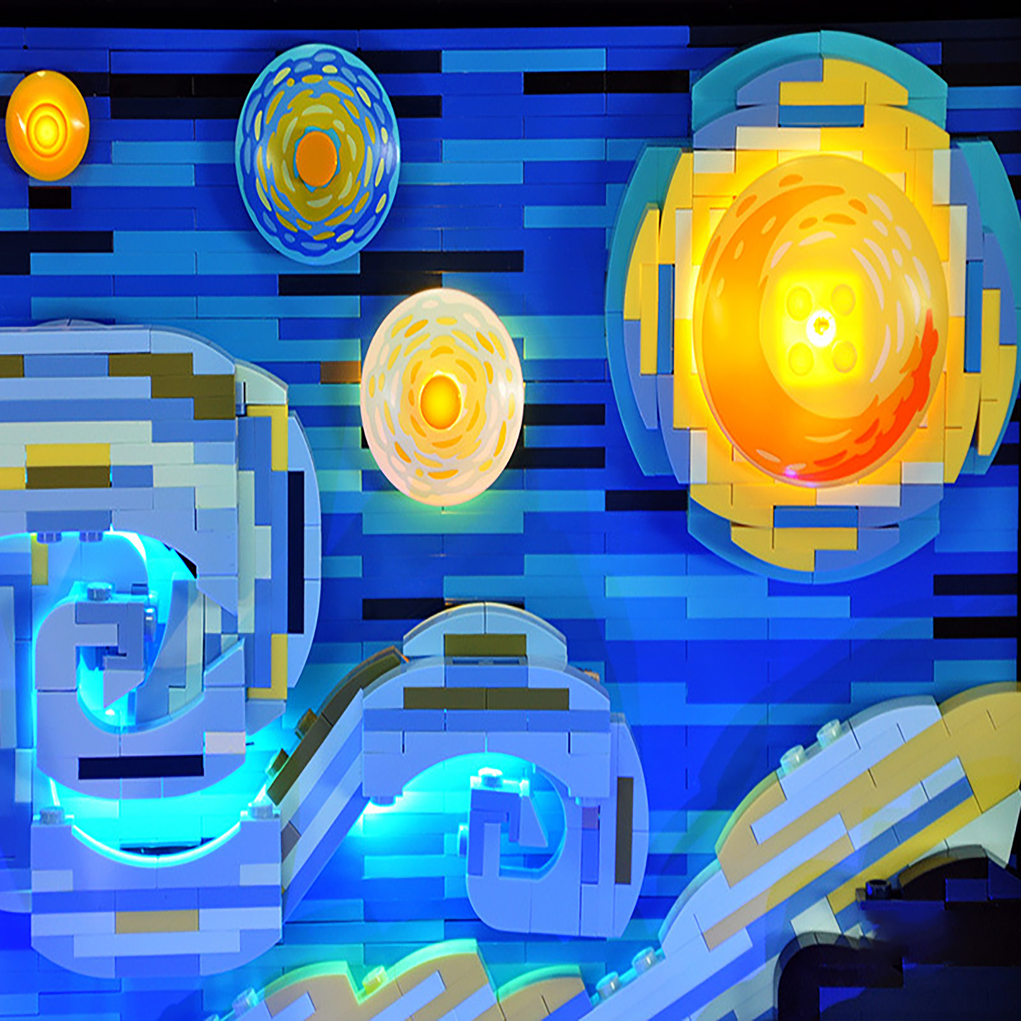 Beleuchtungsset für Vincent van Gogh – Die Sternennacht 21333
