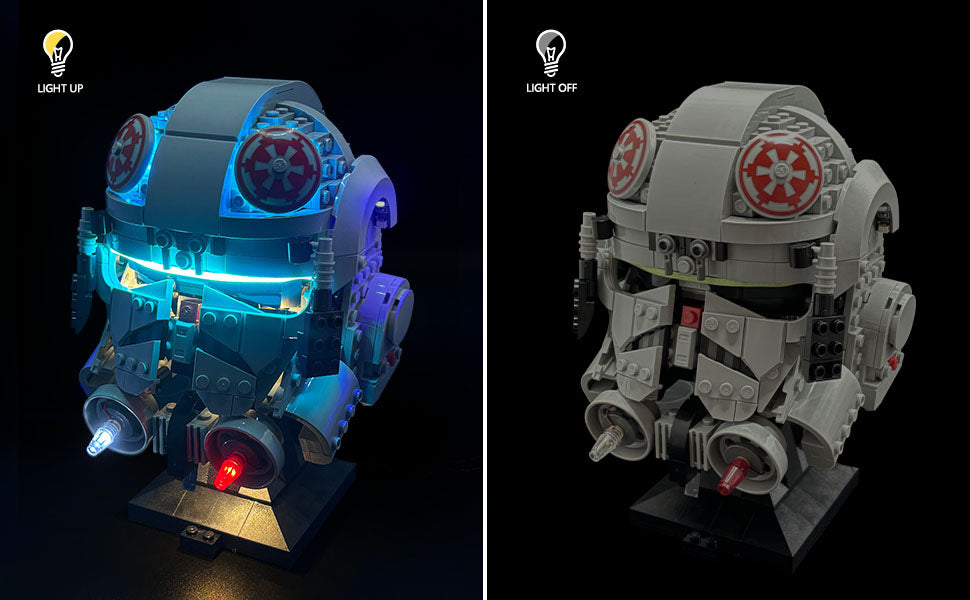 BrixSpark Light Kit for  Star Wars AT-AT Driver™ Helmet 75429