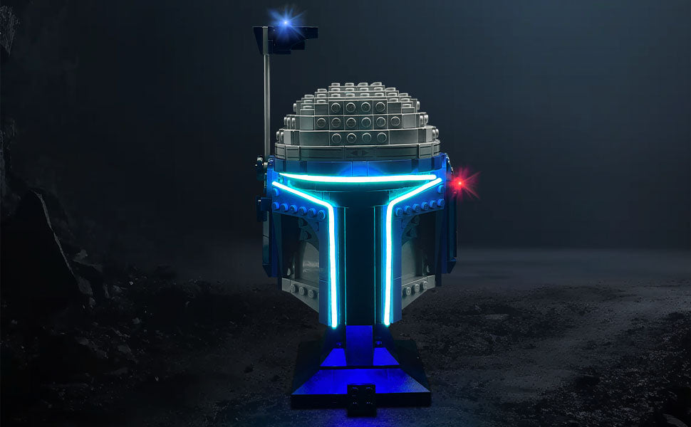 Brixspark Light Kit for  Star Wars Jango Fett™ Helmet 75408