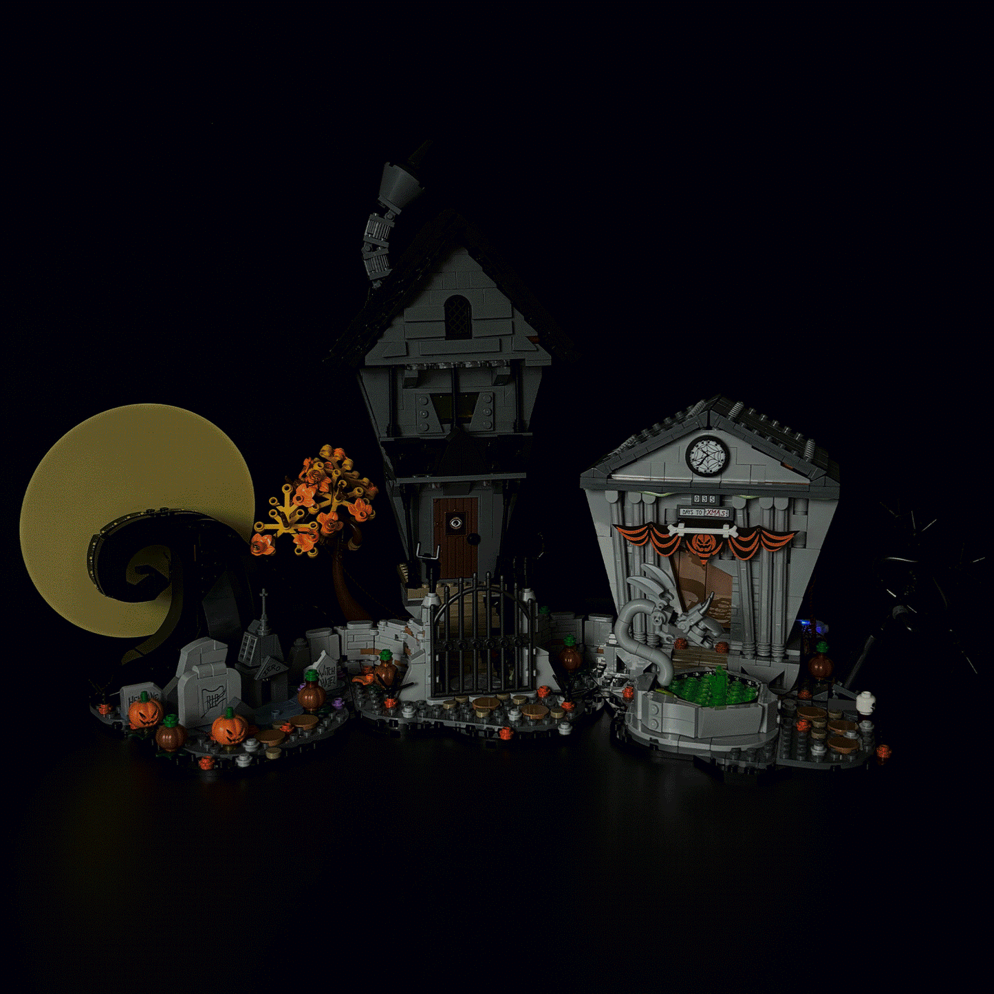 Brixspark Light Kit For Disney Tim Burton's The Nightmare Before Christmas #21351