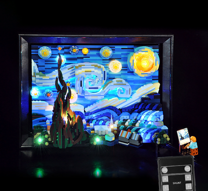 Beleuchtungsset für Vincent van Gogh – Die Sternennacht 21333