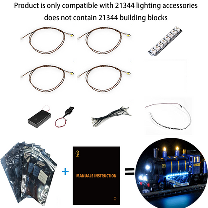 Kit d'éclairage pour le train Orient Express 21344 