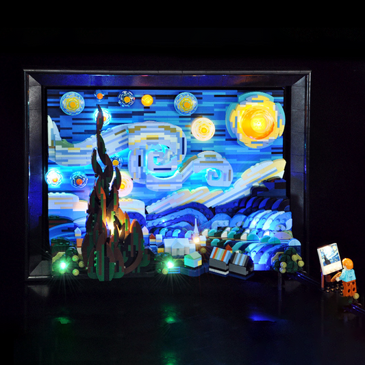 Beleuchtungsset für Vincent van Gogh – Die Sternennacht 21333