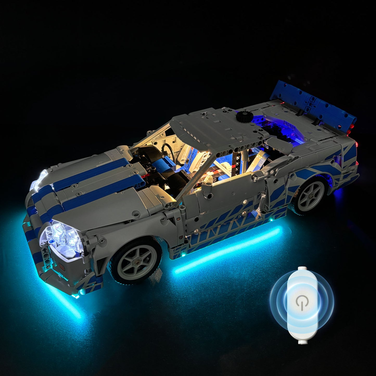 Brixspark Licht Kit Für 2 Fast 2 Furious Nissan Skyline GT-R (R34) Auto #42210 