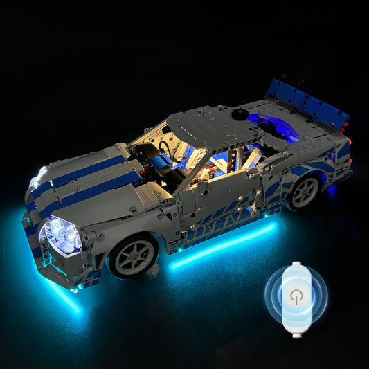 Brixspark Licht Kit Für 2 Fast 2 Furious Nissan Skyline GT-R (R34) Auto #42210 