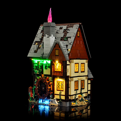 Lichtsets für Disney Hocus Pocus: Das Cottage der Sanderson-Schwestern 21341