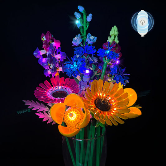 Brixspark light kit for Wildflower Bouquet #10313