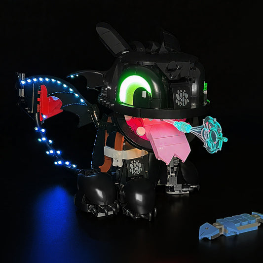 Brixspark Lichtset für Drachenzähmen leicht gemacht: Ohnezahn #10375 