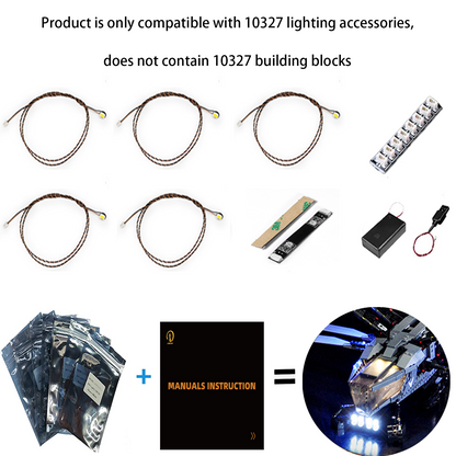 Kit d'éclairage pour Dune Atreides Royal Ornithopter 10327 