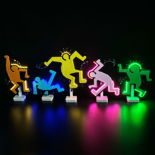 Brixspark Lichtset für Keith Haring – Tanzende Figuren #31216 