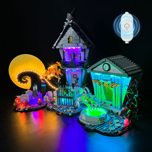 Brixspark Light Kit For Disney Tim Burton's The Nightmare Before Christmas #21351