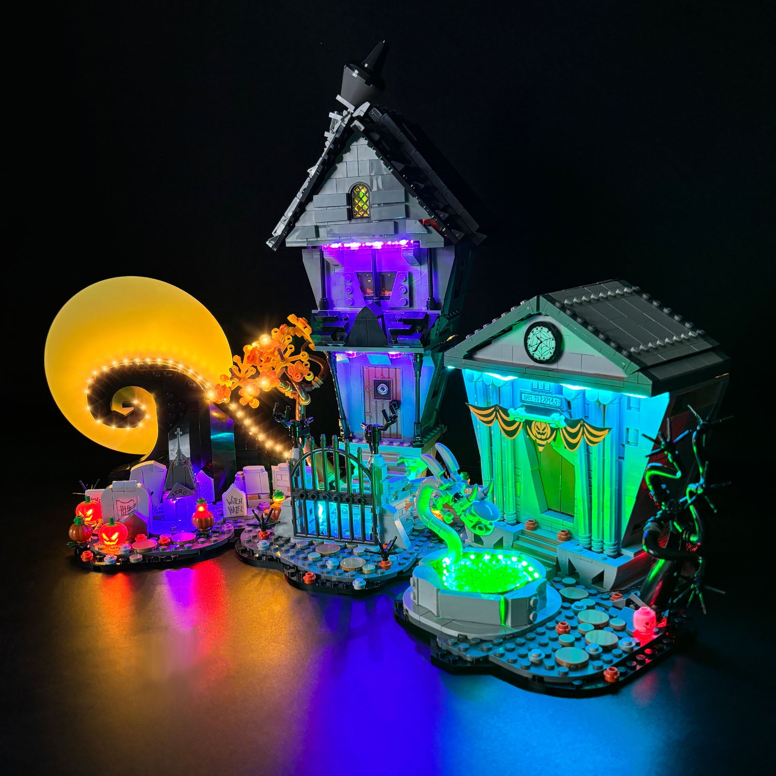 Brixspark lego light kits For Disney Tim Burton's The Nightmare