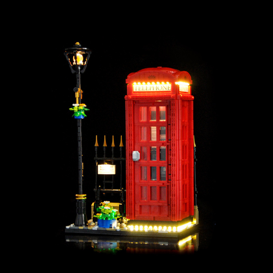 Beleuchtungssatz für rote Londoner Telefonzelle 21347 
