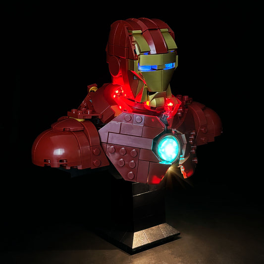 Brixspark Licht Kit für Iron Man MK4 Büste #76327 