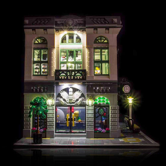 LED-Licht Bank Hauptgebäude StreetView#10251