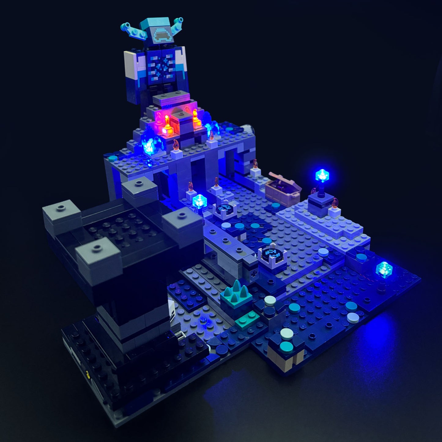 Light Kit for Minecraft The Deep Dark Battle Playset 21246