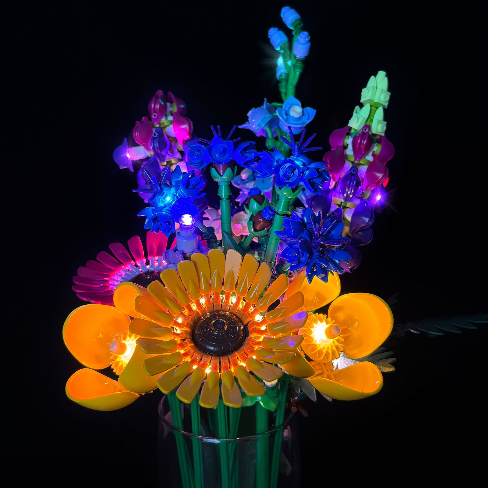 Brixspark lego light kits for Wildflower Bouquet #10313 – BrixSpark