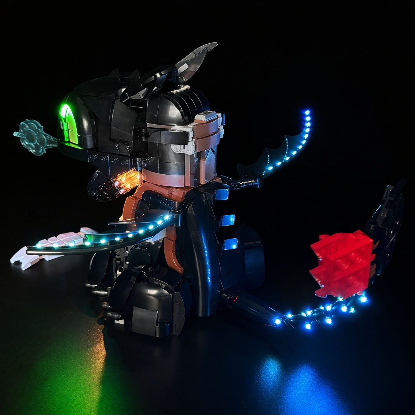Brixspark Lichtset für Drachenzähmen leicht gemacht: Ohnezahn #10375 