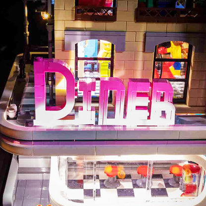 LED Light Downtown Diner Building #10260