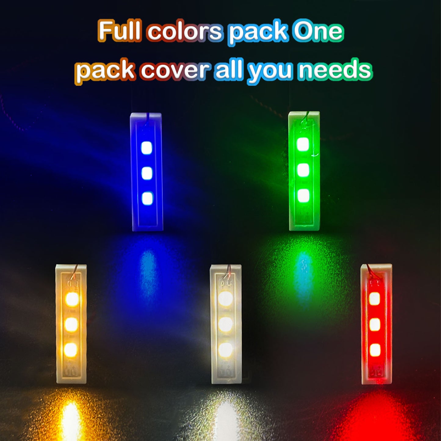 Light parts for  DIY 0.5m one-to-five light strip