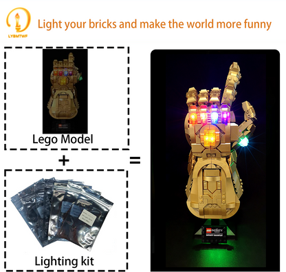 Beleuchtungsset für Infinity Gauntlet 76191 