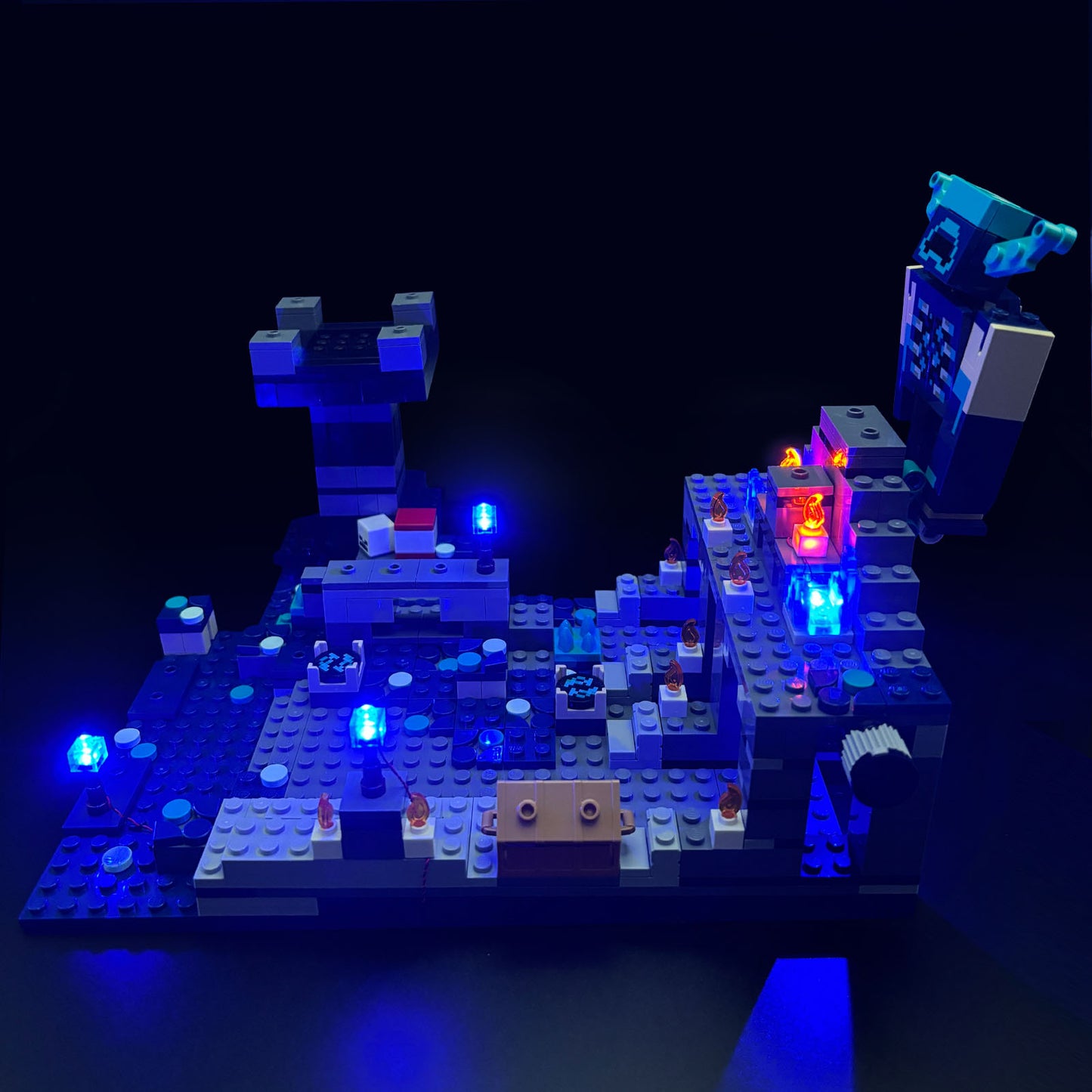 Light Kit for Minecraft The Deep Dark Battle Playset 21246