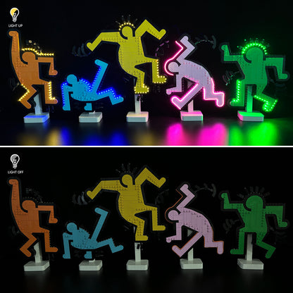 Brixspark Lichtset für Keith Haring – Tanzende Figuren #31216 