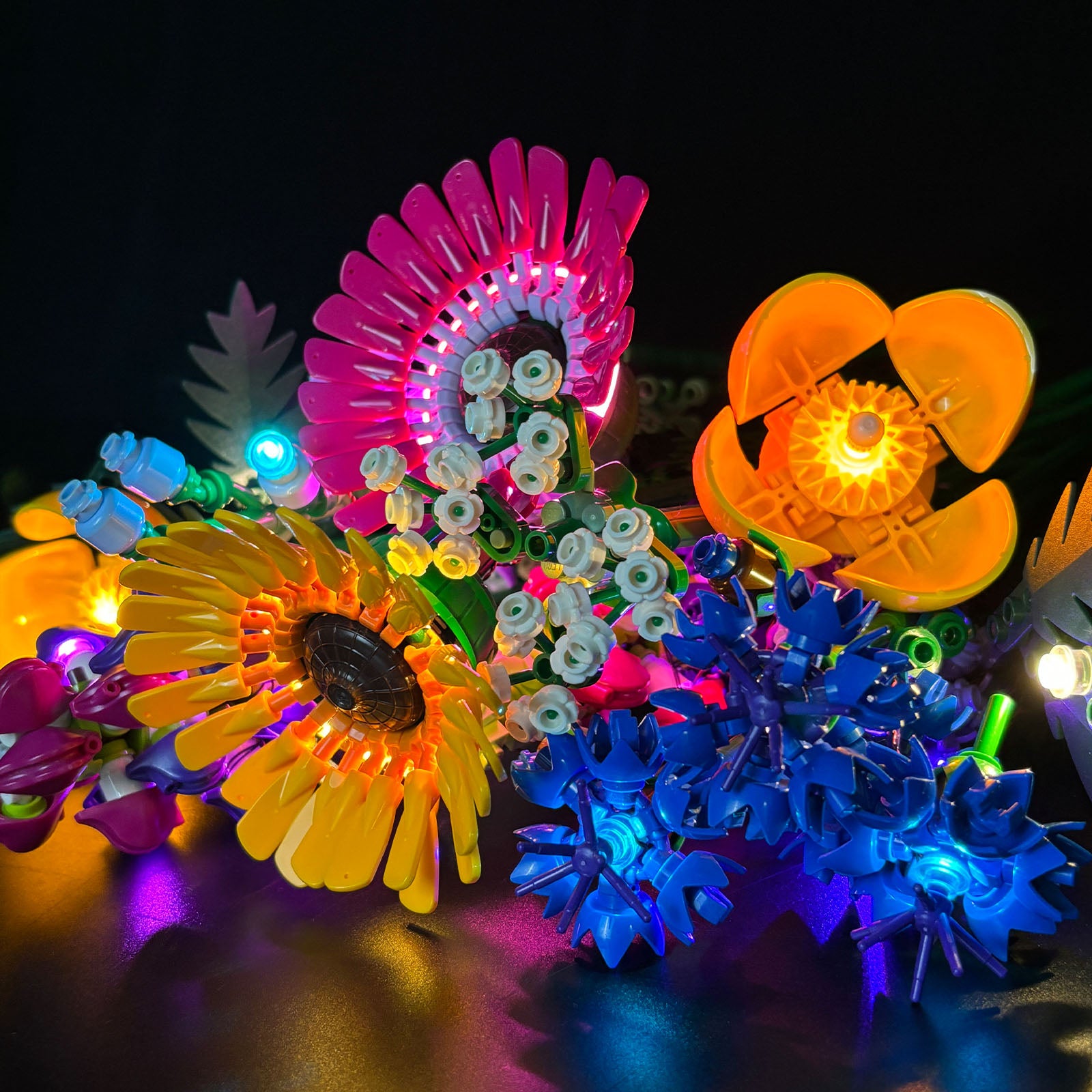 Brixspark lego light kits for Wildflower Bouquet #10313 – BrixSpark