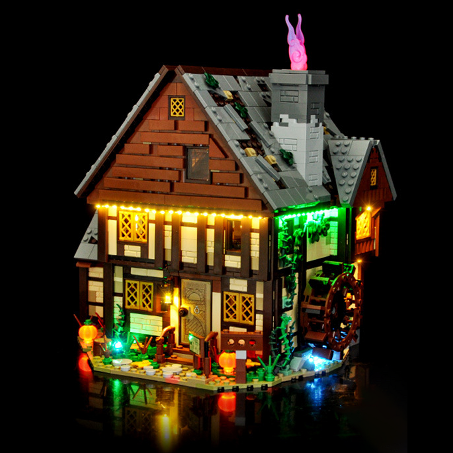 Lichtsets für Disney Hocus Pocus: Das Cottage der Sanderson-Schwestern 21341
