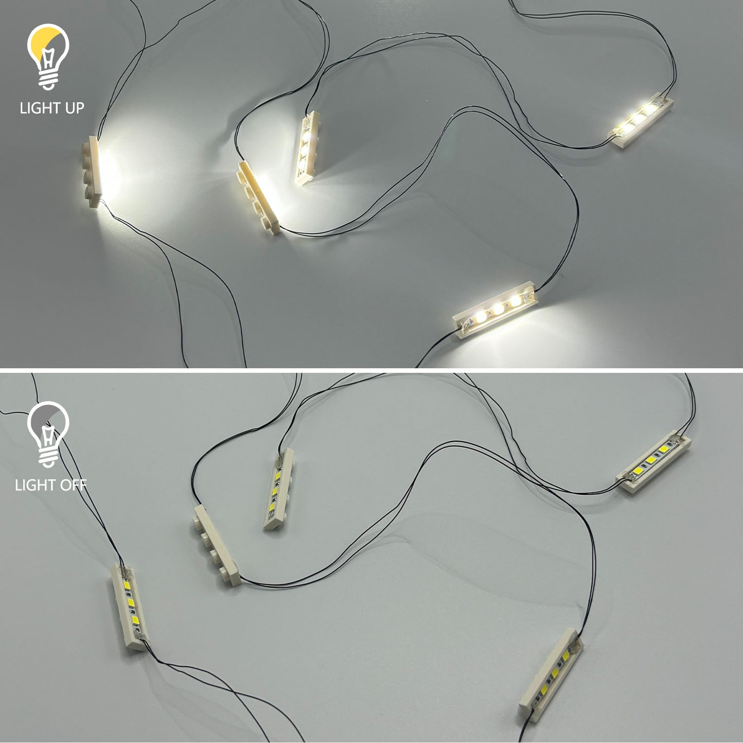 DIY Lichtstück 0,5m 6 Verbindungslichtstreifen 