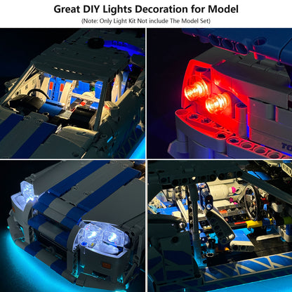 Brixspark Licht Kit Für 2 Fast 2 Furious Nissan Skyline GT-R (R34) Auto #42210 
